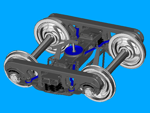 Low wheel-rail force bogie products低动力作用转向架产品