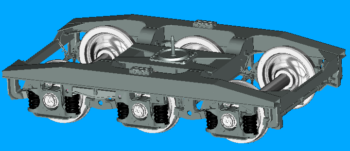 Three-axle bogie products三轴转向架产品